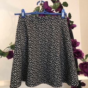 Geometric skater skirt